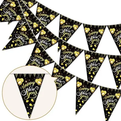 Image de Lance-confettis pour le réveillon du Nouvel An, avec des guirlandes colorées
