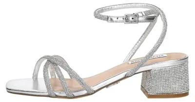 Image de Steve Madden Cerena  Sandalen Hak - Zilverkleur - Maat 36