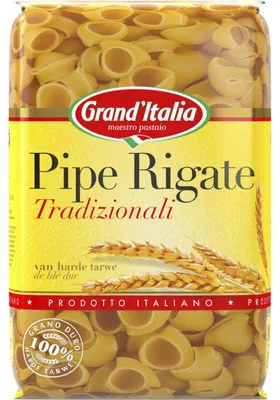 Obrázok produktu pre Grand'Italia Pipe Rigate Tradizionali Pasta 500 g – autentické talianske cestoviny