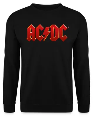 Produktbild von Spreadshirt AC/DC Klassisches Logo Mit Blitz Uni Pullover, S, Schwarz