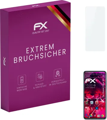 Produktbild von atFoliX FX-Hybrid-Glass Panzerfolie kompatibel mit Xiaomi Poco X3 Glasfolie