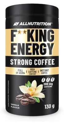Image de Cafés - AllNutrition - Fitking energy strong coffee (130g) - Saveur Vanille
