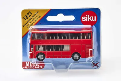 Obrázok produktu pre Siku dvojposchodový model autobusu červený; 1321