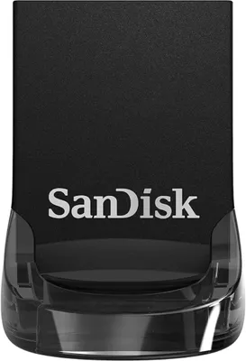 Produktbild von SanDisk Ultra Fit, 256 GB, USB Typ-A, 3.2 Gen 1 (3.1 Gen 1), 130 MB/s, Ohne Deckel, Schwarz