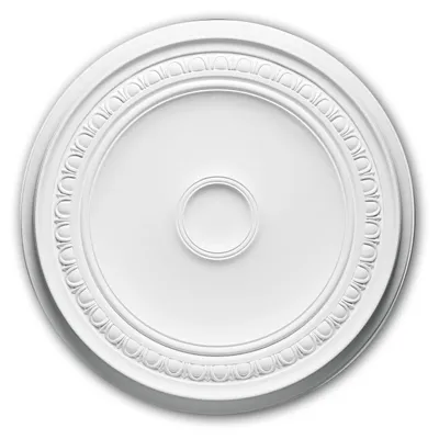 Produktbild von PROFHOME 156031 Rosette aus Polyurethan Deckenrosette Zierelement Ø 61,5 cm