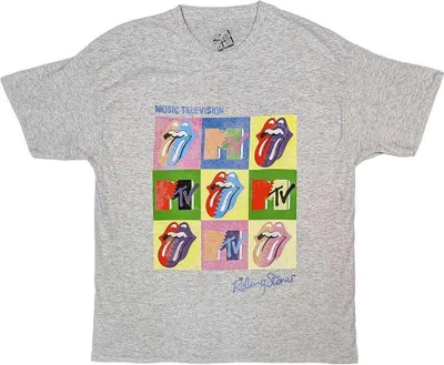 Obrázok produktu pre MTV - Tričko "Warhol Squares" pre mužov/dámy Uni RO9914 (XL) (Grey)