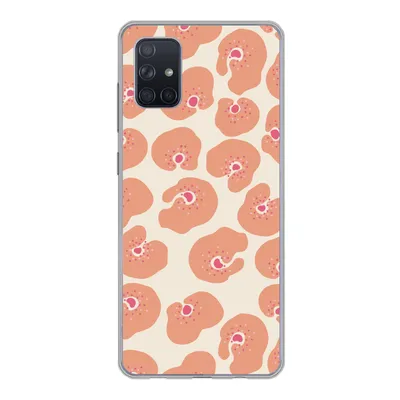 Produktbild von MuchoWow® Handyhülle Schutzhülle Hülle für Samsung Galaxy A71 Blume - Muster - Abstrakt Silikon Softcase Handy Hülle - Kartenbesitzer
