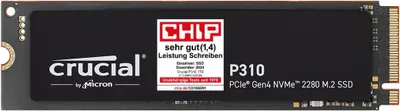 Produktbild von Crucial P310 SSD 1TB M.2 2280 - CT1000P310SSD801