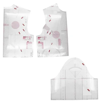 Immagine prodotto di Set di strumenti lineari per la progettazione di abbigliamento (3 pezzi)