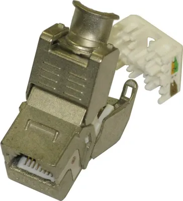 Immagine prodotto di XtendLan Jack Keystone RJ45, a scatto, CAT6A, STP, installazione senza attrezzi