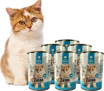 Produktbild von 6 x 415g Mokra karma dla kotów wszystkich ras Kawałki ryby w sosie Witaminy 400g