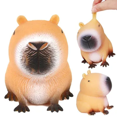 Produktbild von 3 Stück Tier Squishy Stressball Quetschspielzeug Fidget Toys für Kinder Erwachsene Stressabbau Alltag