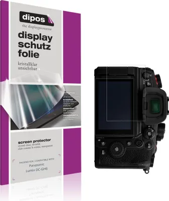 Immagine prodotto di 4x Pellicola Protettiva per Panasonic Lumix DC-GH6 Protezione Schermo Claro Display dipos