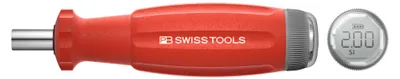 Produktbild von PB Swiss Tools Drehmoment-Schraubendreher, mit Digitalanzeige, D-6,3-Bitaufnahme, 200 cN·m