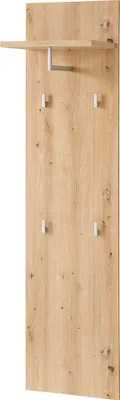 Produktbild von Garderobenpaneel 40 cm breit Eiche BLISS-36