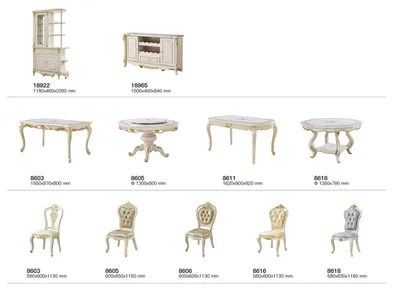 Produktbild von Barock Rokoko Wohnzimmer Set Sofagarnitur 3 2 1 Sitz Beistelltisch Tisch 6tlg.