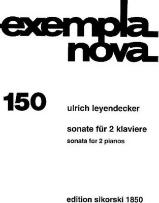 Produktbild von Sonatefür 2 Klaviere