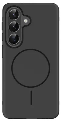 Image de Coque arrière colorée Imoshion avec anneau MagSafe fin pour le Samsung Galaxy S26 - Noir