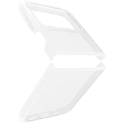 Produktbild von OtterBox Thin Flex Hülle für Samsung Galaxy Z Flip4 Smartphone - Durchsichtig - Anitbakteriell, Sturzsicher, Resistent gegen Beschädigungen, Abriebfest - Synthetischer Gummi, Polycarbonat, Recycelter Kunststoff