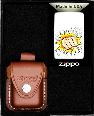 Produktbild von Feuerzeug-Set  ZIPPO  POWER FIST Geschenk No4