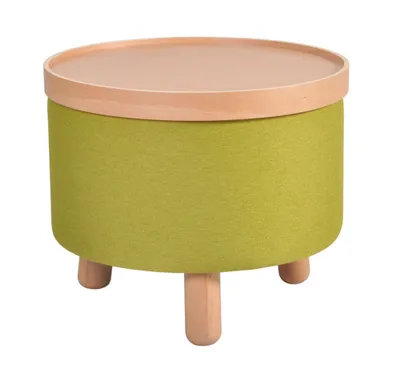 Produktbild von Molde Hocker Beistelltisch mit Tablett Ø50x40cm Grün