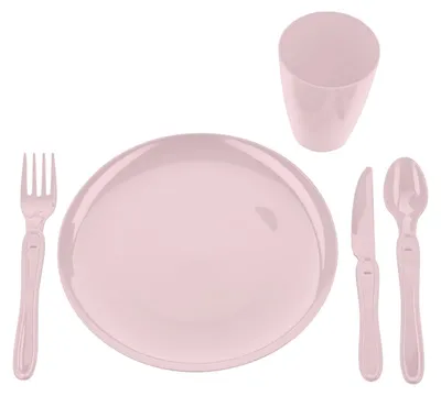 Imagen del producto de Conjunto de picnic Florina, 21 piezas, color rosa