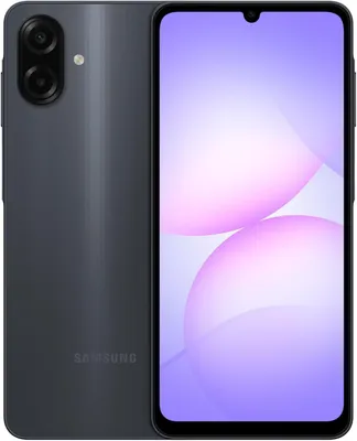 Image de Smartphone Samsung Galaxy A07, 8 Go de RAM, 256 Go, noir, double SIM, 6,7 pouces, 50 Mpx, 5 000 mAh, Android 15, version hors UE
