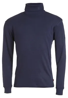 Produktbild von Brandsseller Medico Herren Rollkragenpullover aus Baumwolle – Leichter Langarm Pulli, angenehm wärmend & atmungsaktiv, für Alltag & Freizeit und Wintersport Edition Navy 60