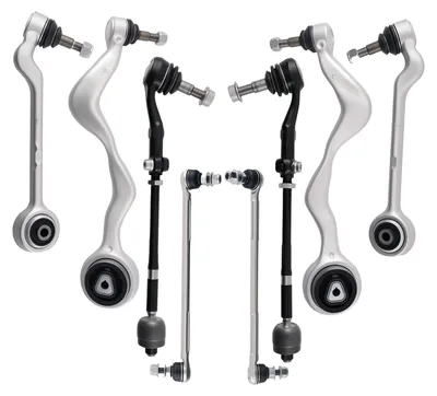 Zdjęcie produktu dla Zestaw przednich wahaczy, drążków kierowniczych i drążków stabilizujących do BMW serii 1 (E81, E87, E88, E82)
