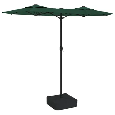 Immagine prodotto di vidaXL Ombrellone doppio verde 316x145 cm