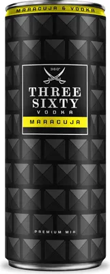 Produktbild von THREE Sixty Vodka Maracuja 10% Vol.