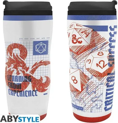 Produktbild von Reisebecher Dungeons & Dragons - Sketch Dice