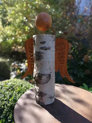 Produktbild von Edelrostoptik Bausatz Engel, Flügel und Kopf Bausatz Engel - 25 cm