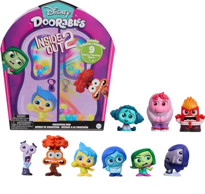 Image de Just Play Inside Out 2 Doorables Figurines à collectionner 4 Cm 9 Unités One Size