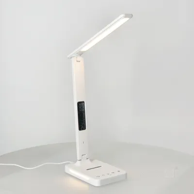 Produktbild von LED Schreibtischlampe 7W Q1 Weiß mit Qi-Ladefunktion