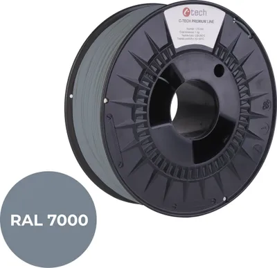Produktbild von C-TECH Filament PREMIUM LINE PLA Eichhörnchengrau RAL7000