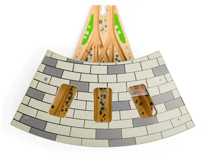 Immagine prodotto di Bigjigs Rail Deposito triplo con cancelli