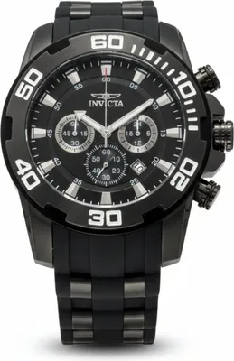 Zdjęcie produktu dla Invicta Pro Diver - SCUBA 35399 Zegarek męski - Quartz Movement - Stal nierdzewna z czarną tarczą - 50 mm