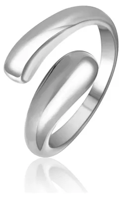 Zdjęcie produktu dla Minimalistyczny otwarty pierścionek ze stali SSSR0018XG100 – obwód: 52 mm