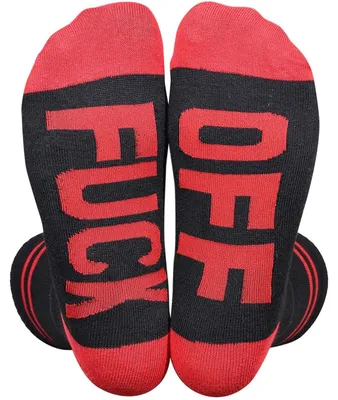 Image de Chaussettes en coton décontractées et amusantes pour femmes et hommes, couleur rouge