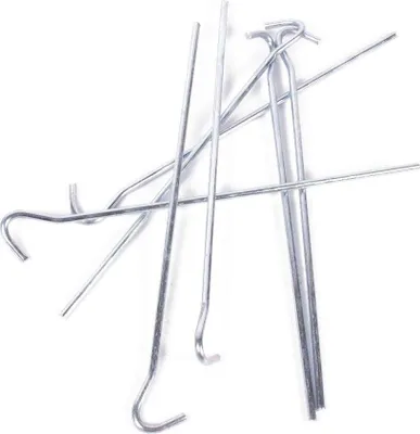 Produktbild von 7x Heringe Zeltheringe Zeltstifte Zeltnagel Erdnagel Bodenanker Zelthering 23 cm