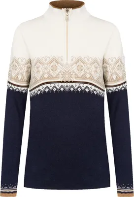 Produktbild von Dale of Norway Moritz Womens Sweater Navy/Bronze/Beige/Off White L Jumper