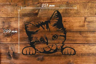 Produktbild von Garten Deko Katze schwarz Pulverbeschichtet