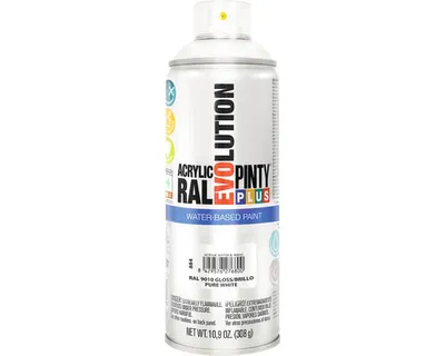 Obrázek produktu pro Barva ve spreji PINTYPLUS EVO vodní báze 400ml RAL9010L
