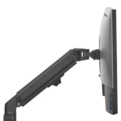 Produktbild von Monitor Wandhalterung, Einzelarm, Wandhalterung, schwarz, HDWR SolidHand-AW01