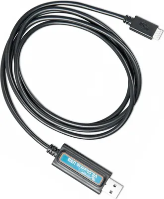 Produktbild von Victron Energy ASS030530010, Mikro-USB, USB 2.0, Schwarz, CE