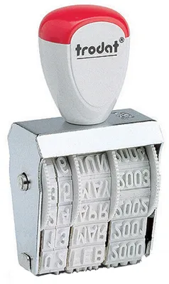 Produktbild von trodat Datumstempel 1010 Abdruckgröße: 4 x 26 mm