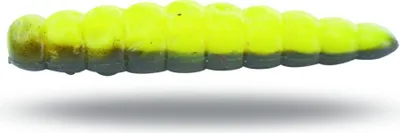 Produktbild von Quantum Magic Trout B Maggot 2,5cm - 10 künstliche Bienenmaden, Farbe:Schwarz/Gelb