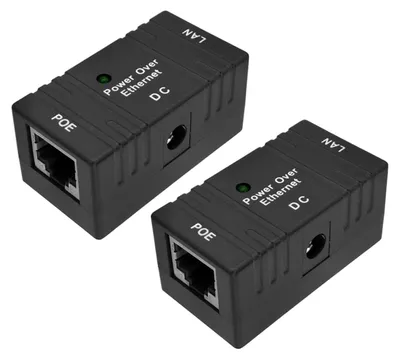 PoE-Combiner-Splitter, 2 Stück, 5–48 V, 100 Mbit/s, 96 W, RJ45, 58 mm