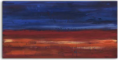 Produktbild von Coloray Glasbild 140x70  Wandbild Glasbilder Foto Wohnkultur Abstrakte Malpinsel